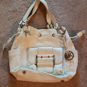 White MK purse